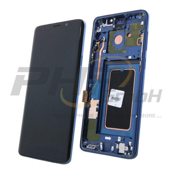 Samsung SM-G965f Galaxy S9+ LC-Display Einheit, blue, refurbished